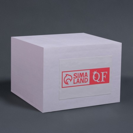 Organizer for storage "Mountains", with a lid, glass, with a mirror -bottom, 1 section, 10 × 10 × 6 cm, the color is transparent/copper-11
