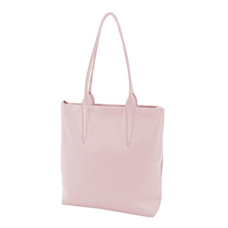 Female bag, artificial leather, pink, 31x8x33 cm