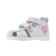 Baby sandals, size 28, pink-white color