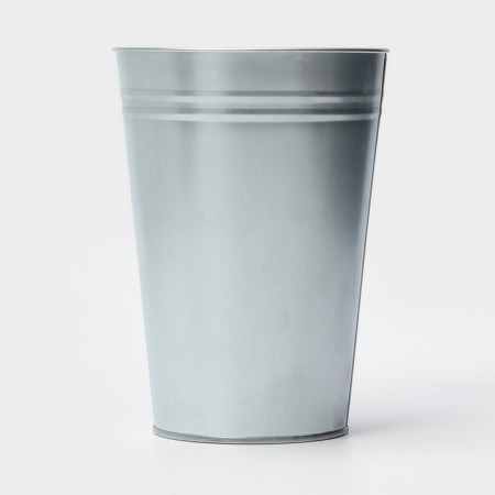 Vazon galvanized without handles, 7 l, h = 29 cm, GOST-1