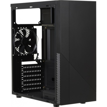 The ACCORD K-16 case is black without PSU ATX 6x120mm 2xusb2.0 1xusb3.0 Audio-6