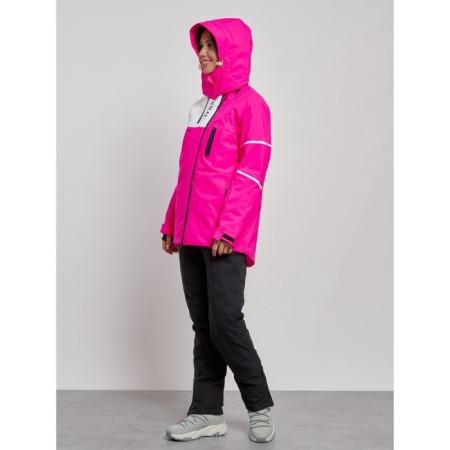 Ski costume is women's winter, size 48, pink color-8