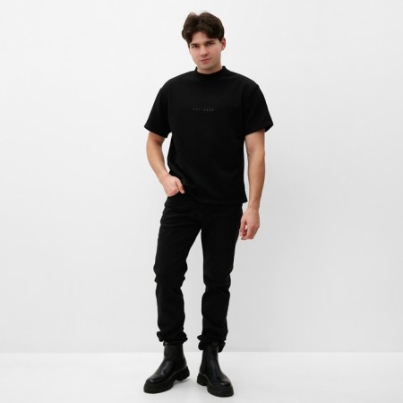 Men's T -shirt Mist Men’s Casual Size 54, black-1