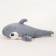 Soft toy "Shark", 80 cm, gray color