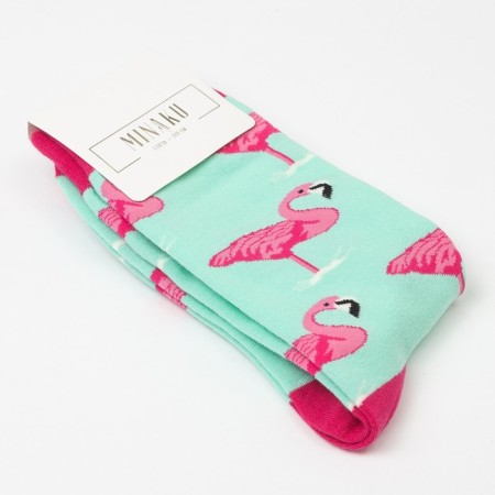 Minaku socks "Flamingo", size 36-41 (23-27 cm)-2