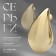 Earrings Metal "drop", color gold