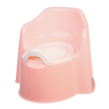 Children's Little King pot, removable bowl, pastel pink color