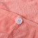 Cup for drying the hair with a button of the share, microfiber, pink color