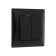 Luazon Lighting "Antei" switch, 10 A, 2 keys, hidden, black