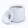 Ceramic ashtray for cigarettes and sticks "Style", 11 x 10 cm, d = 2.2 cm, white