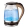 Electric kettle Centek CT-0046, glass, 1.7 l, 2200 watts, backlight, brown