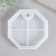 Mold Silicon "Casket polyhedron - lower tier" 10.5x10.5x2.7 cm