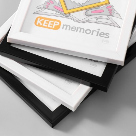Set of frames "Format" 15x21 cm, 4 pcs. Black/white color-2