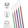 Black -granographic pencil Berlingo "Fuze", HB, three -sided, sharpened, with an eraser, assorted