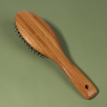 The comb massage, natural/combined bristles, 6 × 22 cm, color "Light wood"-3