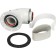 The chimney element coaxial Stout SCA-6010-240190, adapter for a corner boiler 90 °, DN60/100