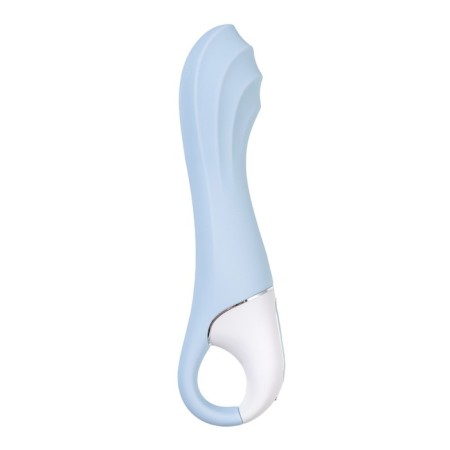 Unrealistic vibrator Satiffyer Air Pump Vibrator 5, 15 cm, silicone, blue color-8