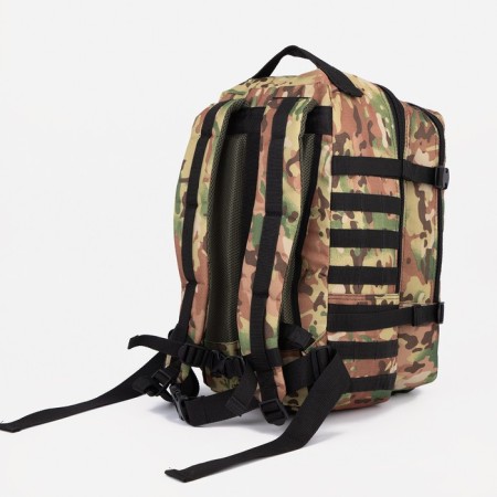 Tactical backpack, TAIF, 30 l, lightning department, external pocket, camouflage color/brown-1