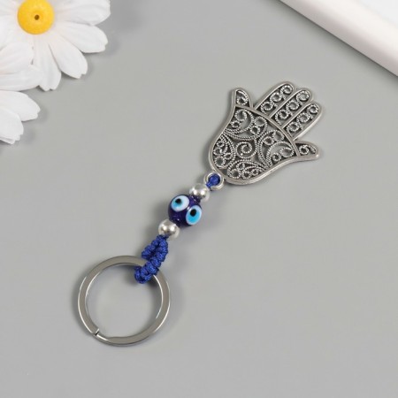 Keychain from the evil eye metal "Fatima openwork" 4.2x5.5 cm-2