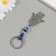 Keychain from the evil eye metal "Fatima openwork" 4.2x5.5 cm
