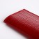 Passport cover, crocodile, red color