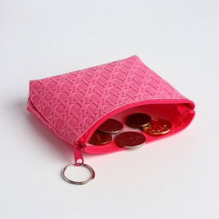 Women's wallet with lightning, pink color-3