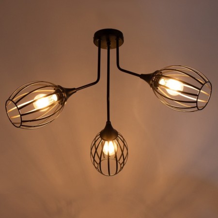 Svetogor chandelier "Age" 3x60W E27 black-2