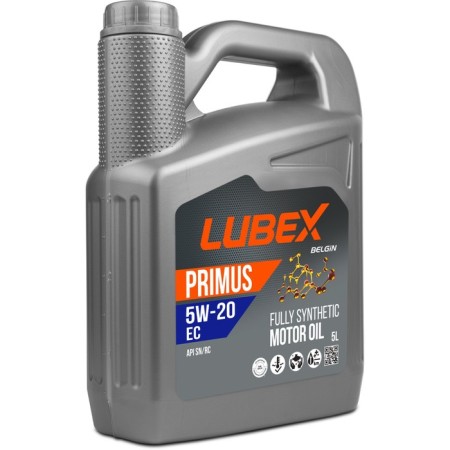 Motor oil Lubex Primus EC 5W-20 SN+RC GF-5, synthetic, 5 liters