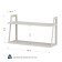Nast-2 wall regiment, 688x223x400, white/white glossy