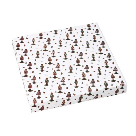 Board of the shade "Nutcracker", d = 25.5 cm, white color-5