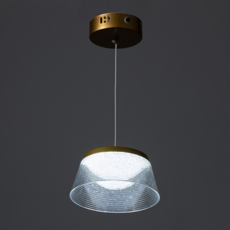 Bayerlux lamp "Dzeta" LED 24W 3000-6000K gold 18.5x18.5x9 cm-4