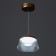Bayerlux lamp "Dzeta" LED 24W 3000-6000K gold 18.5x18.5x9 cm