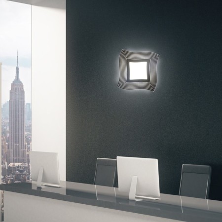 Wall lamp Mantra Mikonos, Led, 1300lm, 4000k, 360x360x43 mm, chromium color-4