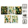 A set of notebooks of 5 pieces, 48 ​​sheets in the Calligrata Avocado cage, covered cardboard, offset block