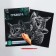 Engraving "kitten" with a metallic effect "silver" A4