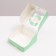 Bento-Port box with a window, mint, 14 x 14 x 8 cm