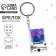 Keychain for keys Acrylic player "This is love", 3.5 x 10 cm