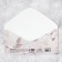 Money envelope "Happy wedding", flowers, 16.5 × 8 cm