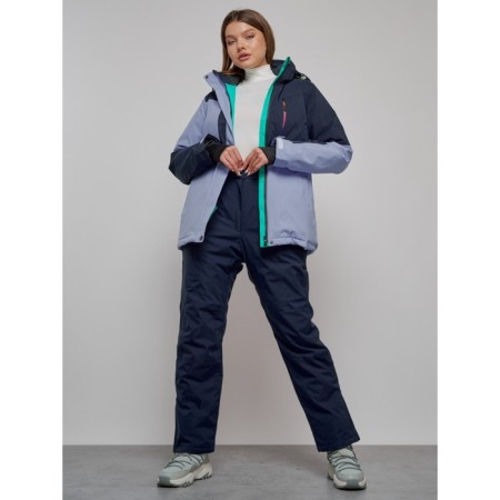 Ski suit, size 44, purple color-18