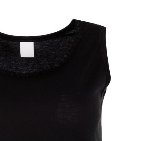 T -shirt female, black color, size 44-4