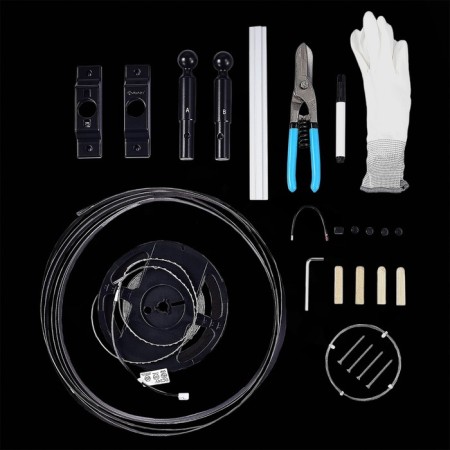 The cable light system ST LUCE. ST961.437.14. Ray. 1x13.5 W, LED, 3000K, 8100 LM, 600x0.8 cm, black color-1