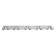 Cappio CVP003 hanger, metal, five -rose, chromium color