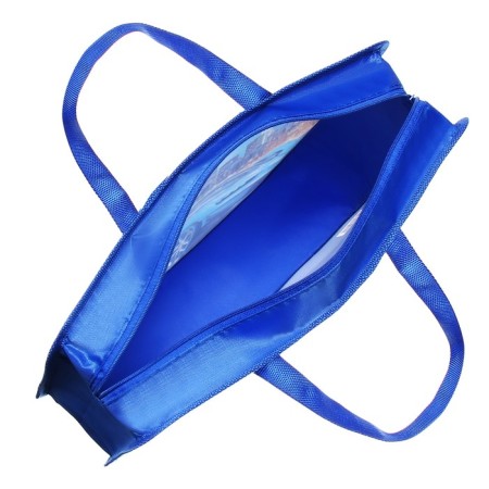 Folder with handles plastic A4 Calligrata "Blue machine", 32.2x25.6x7 cm,-4