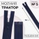 Lightning "Tractor", No. 5, detachable, automatic lock, 70 cm, dark blue color