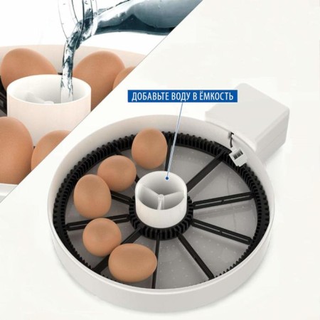Incubator, 10 eggs, automatic coup, 220 V, Janoel-8