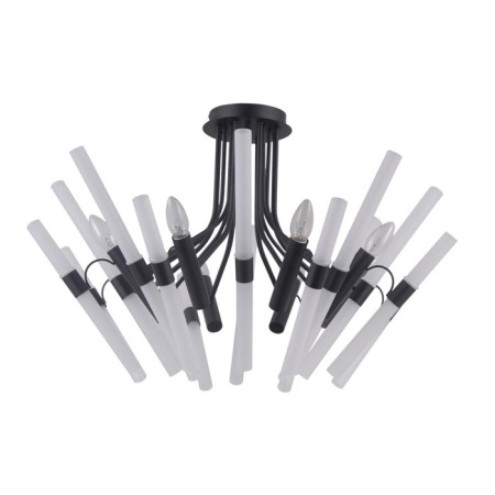 Ceiling light Gerhort G31116/8BK WT, 8x40W, E14, 50x69x69 cm, black color