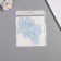 Stick Paper "Butterflies with patterns" matte blue set 12 pcs 12 cm, 10 cm, 8 cm