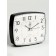 The clock is a boil room, on batteries, 14 x 12.8 x 4.5 cm, dial 13.5 x 11.6 cm