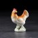 Souvenir "Kurochka", 9 x 4 cm, handmade, porcelain