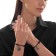Bracelets "Demetrons" heart, black color, l = 12.5 cm